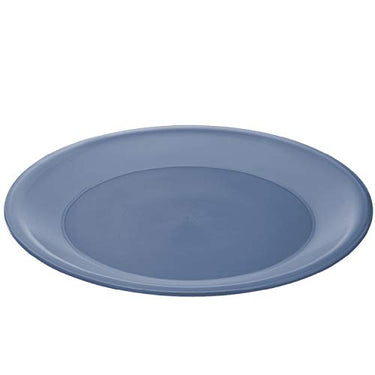 Rotho Caruba flacher Plastikteller Mehrweg, Kunststoff (PP) BPA-frei, blau, (26.0 x 26.0 x 1.5 cm) im Sale